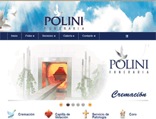 Tablet Screenshot of funerariapolini.com